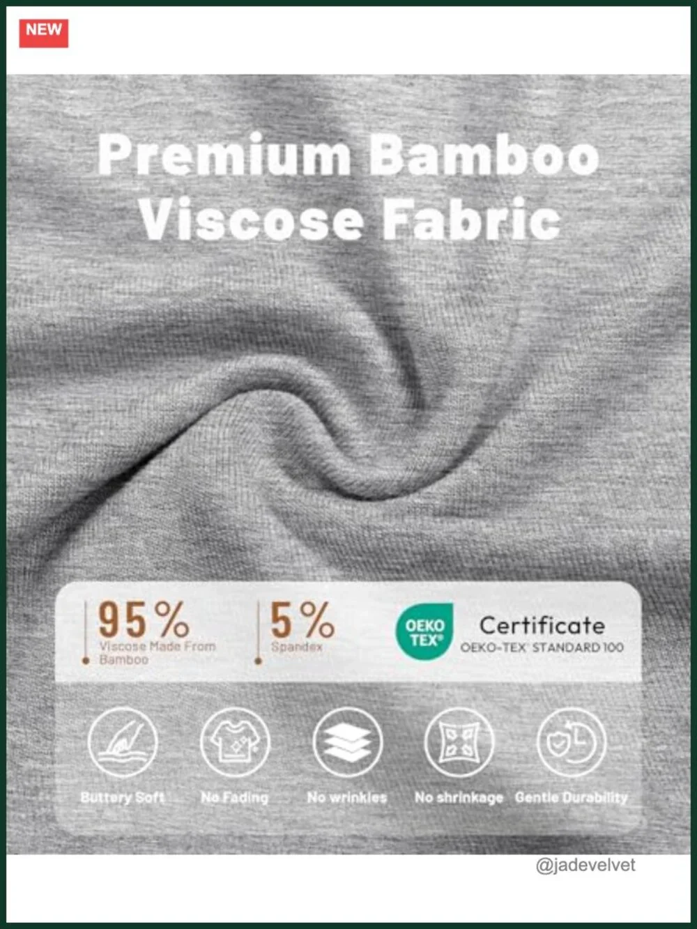 Men's Pajama Set - Viscose from Bamboo Long Sleeve V-Neck with Pants